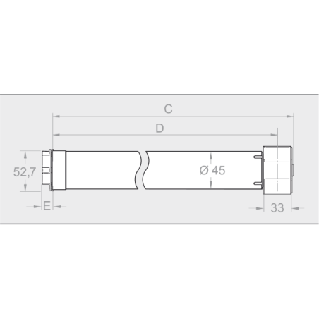 Elero SunTop/Z M20 RH — rysunek wykonania
