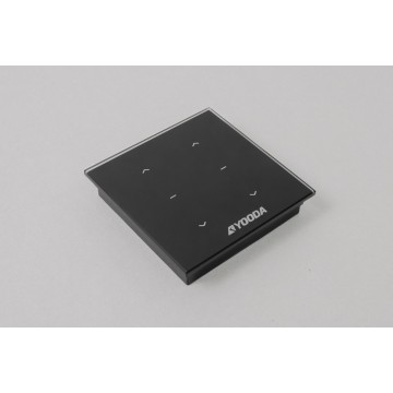 YOODA Pilot ścienny MAGNETIC TOUCH 2-kanałowy, czarny