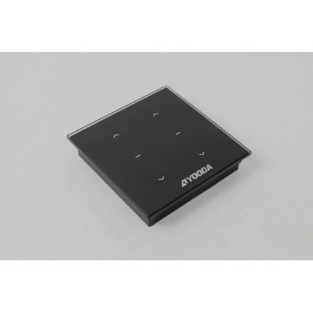 YOODA Pilot ścienny MAGNETIC TOUCH 2-kanałowy, czarny