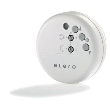 Elero Lumo-868 czujnik światła, zmierzchu i drgań szyby