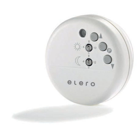 Elero Lumo-868 czujnik światła, zmierzchu i drgań szyby
