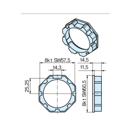 Becker Adapter - pierścień Rolm 60