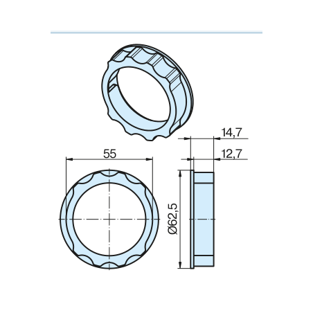 Becker Adapter - pierścień HM65