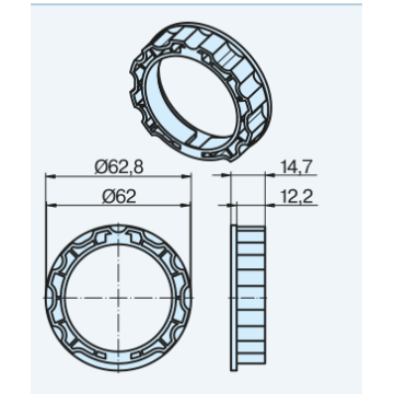 Becker Adapter - pierścień E65