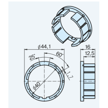 Becker Adapter - pierścień M40