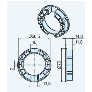Becker Adapter - pierścień Forjas 70