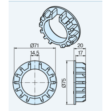 Becker Adapter - pierścień DW74N