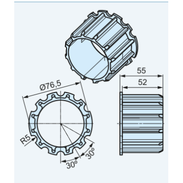 Becker Adapter - pierścień Optinut 81,8 L