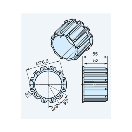 Becker Adapter - pierścień Optinut 81,8 L