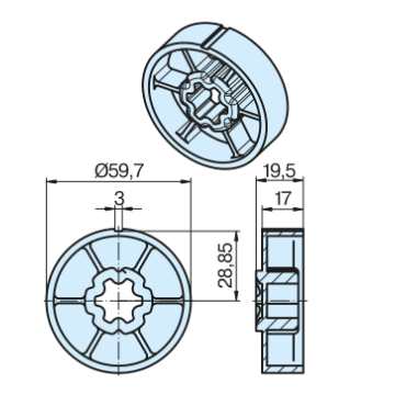 Becker Zabierak 63x1,5 P/R