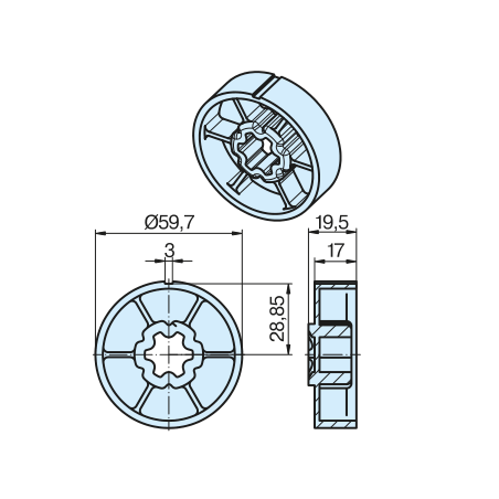 Becker Zabierak 63x1,5 P/R