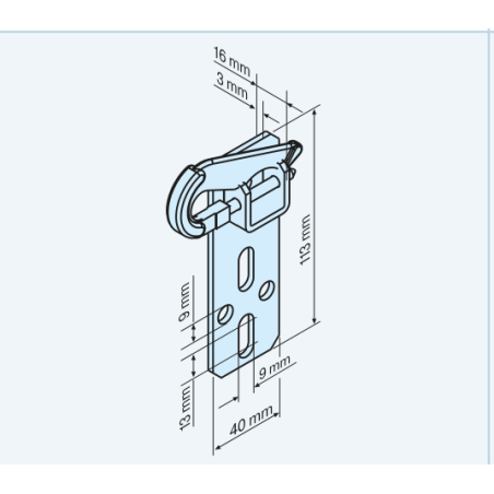 Becker uchwyt skrzynkowy P/R 3/20