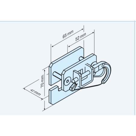 Becker uchwyt modernizacyjny P/R 3/20 do kątownika