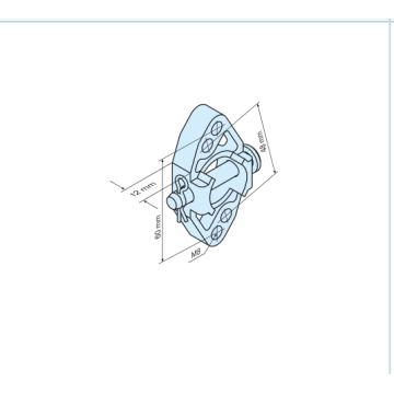 Becker uchwyt markizowy L M8