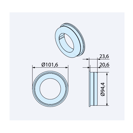 Becker pierścień 101,6x3,6