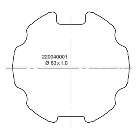 Elero adapter RevoLine S Ø 63 x 1.0
