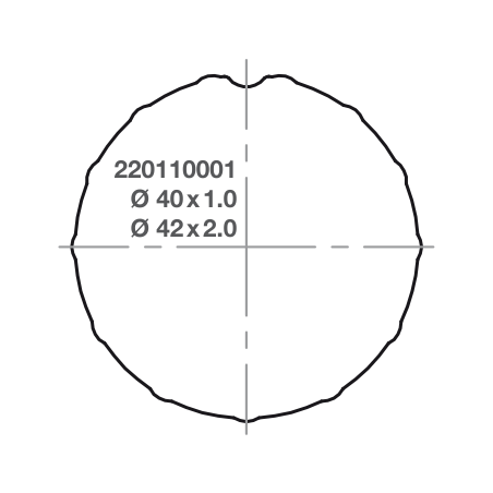 Elero adapter RevoLine S Ø 40 x 1.0 Ø 42 x 2.0