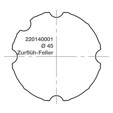 Elero adapter RevoLine S Ø 45 Zurflüh-Feller