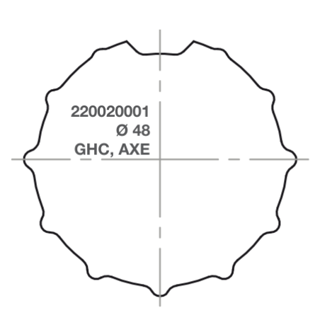Elero adapter RevoLine S Ø 48 GHC, AXE