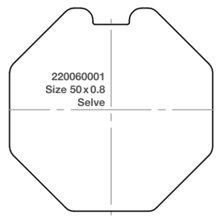 Elero adapter RevoLine S rozmiar 50 x 0.8 Selve