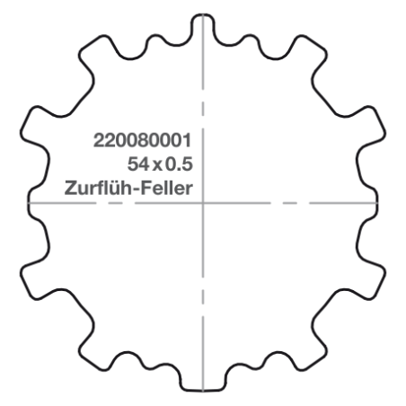 Elero adapter RevoLine S 54 x 0.5 Zurflüh-Feller