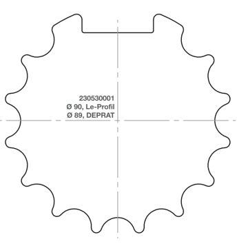 Elero adapter RevoLine M Ø 90, Le-Profil Ø 89, DEPRAT