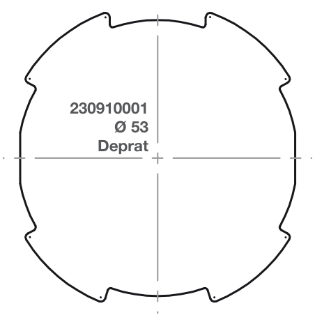Elero adapter RevoLine M Ø 53 Deprat