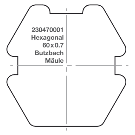 Elero adapter RevoLine M sześciokąt 60 x 0.7 Butzbach Mäule