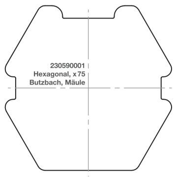 Elero adapter RevoLine M sześciokąt, x 75 Butzbach, Mäule