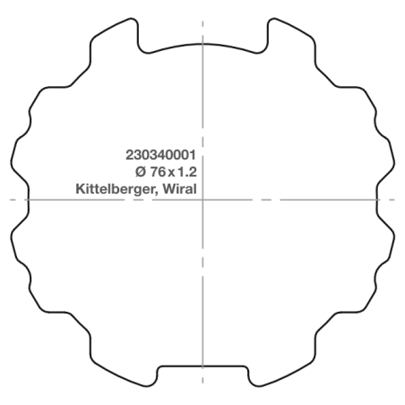 Elero adapter RevoLine M Ø 76 x 1.2 Kittelberger, Wiral