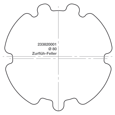 Elero adapter RevoLine M Ø 80 Zurflüh-Feller