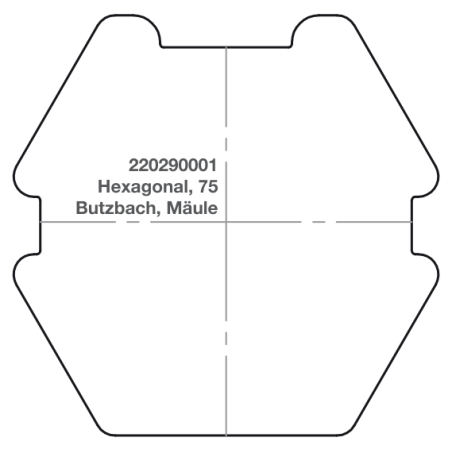 Elero adapter RevoLine L RH / L NHK sześciokąt, 75 Butzbach, Mäule