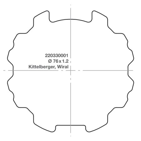 Elero adapter RevoLine L RH / L NHK Ø 76 x 1.2 Kittelberger, Wiral