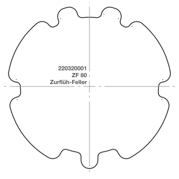 Elero adapter RevoLine L RH / L NHK ZF 80 Zurflüh-Feller