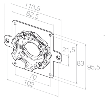Elero Uchwyt SKS do 50 Nm