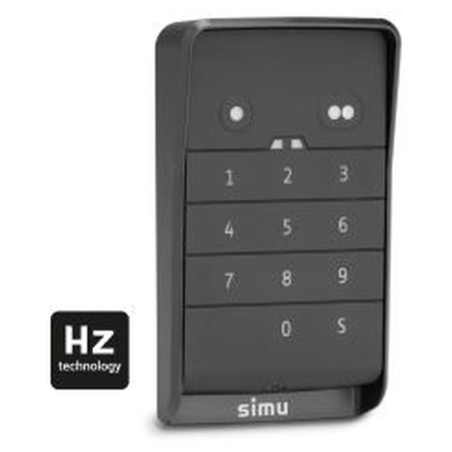 SIMU DIGICODE Hz 2C klawiatura radiowa, 2 kanały