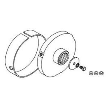 SIMU zestaw adaptacji Ø133 mm do rury Ø139,7 x 3,2 mm 350-450 Nm