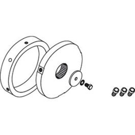 SIMU zestaw adaptacji Ø160 mm do rury Ø168 x 3,5 mm T9